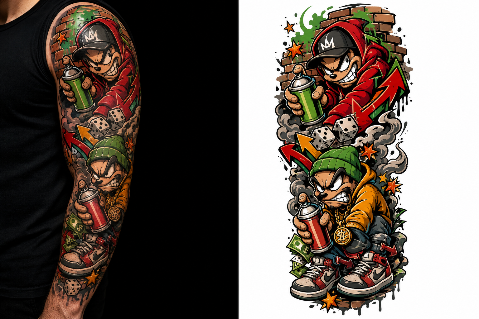 Urban Outlaws tattoo model preview
